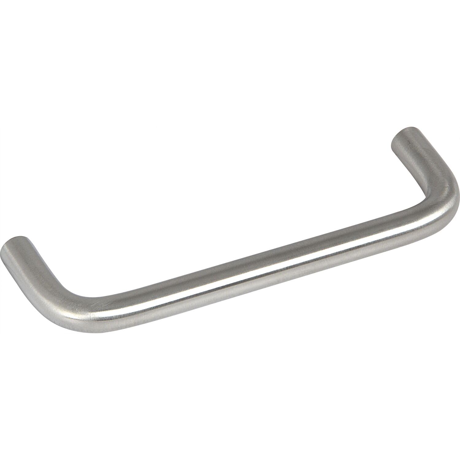 GRIMME Emer LA Handle 96 mm - Bow Handle Width 104 mm - Elegant and Timeless Furniture Handle, Brushed Stainless Steel