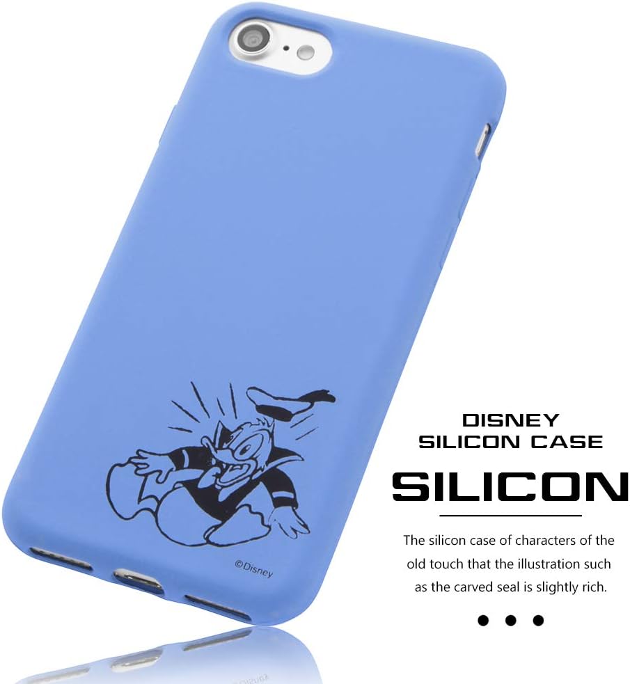 Amazon Co Jp イングレム Iphone7ケース ディズニー シリコンケース カーヴィング ドナルドダック In Dp7c Dd 家電 カメラ
