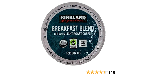 Kirkland Breakfast Blend Single-cup 