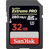 Sandisk Extreme Pro - Flash memory card - 32 GB - SDHC UHS-II (SDSDXPB-032G-A46)