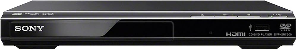 Sony DVPSR760H DVD Player HDMI Upscaling 1080 USB UK Plug Black
