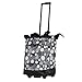 Olympia U.S.A. Fashion Rolling Shopper Tote, Black Polka Dots