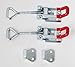 Phansthy 2-Pack 660lbs Capacity Latch-Action Toggle Clamp 300KG Holding Capacity Toggle Latches with Triangle Shaped Lever