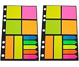 Sticky Notes Assorted Shapes 25 Per Pad x 11 (Pack of 2) Arrows, Squares and Long Rectangles