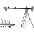 Glide Gear OH 50 Overhead Camera Mount Stand for DSLR or iPhone, 36" Adjustable Pole with Tripod Extension Arm and Ball Head, Heavy-Duty Metal Build