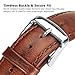 Fitbit Charge 2 Bands, Benuo Genuine Leather Replacements, Premium Wristbands with Sturdy Adapter and Metal Buckle for Fitbit Charge 2 (Brown)