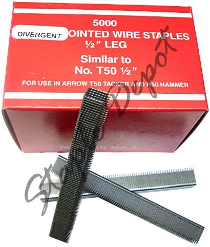 T50-1/4C 1/4" staples for Arrow