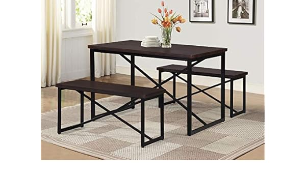 Amazon Com Wsb Williston Forge Bearden 3 Piece Dining Set