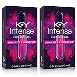 K-Y Intense Pleasure Gel Lubricant, 0.34 oz. (Pack of 2)