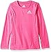 Adidas Girls' Little Girls' Pretty Strong Clima Top, Shock Pink Heather, 6X