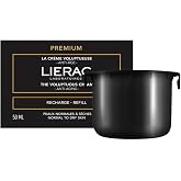 Lierac Premium Voluptuous Cream Refill, Anti-Aging Moisturizer, 1.69 Fl Oz | Visible Anti-Aging Care, Rich Velvety Finish, Normal To Dry Sensitive Skin, Premium Refill Face Moisturizer