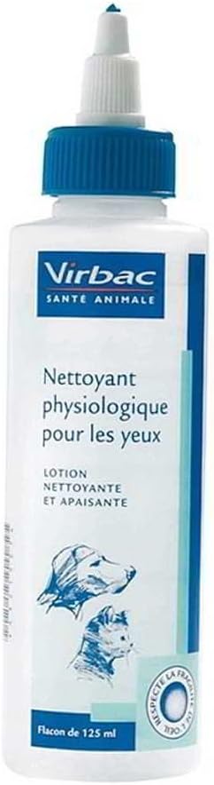 Virbac - Nettoyant Physiologique pour les yeux 125 ml