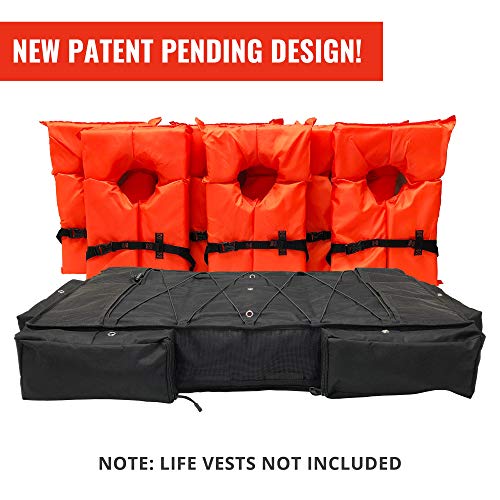 Boat Storage Bag for T-Tops and Bimini Tops Stores 6 Type II PFD Lifejackets
