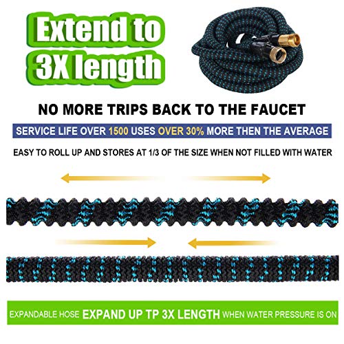 3 Gardguard+50ft+Expandable+Garden+Hose