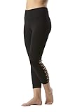 90 Degree By Reflex Womens Side Cut Out Capris