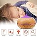 Ominihome Essential Oil Diffuser 300ml Cool Mist Humidifier Ultrasonic Aroma Diffuser, Waterless Auto Off, Wood Grain, Brightness Adujstable, Birthday Gift (Shallow Wood Grain)