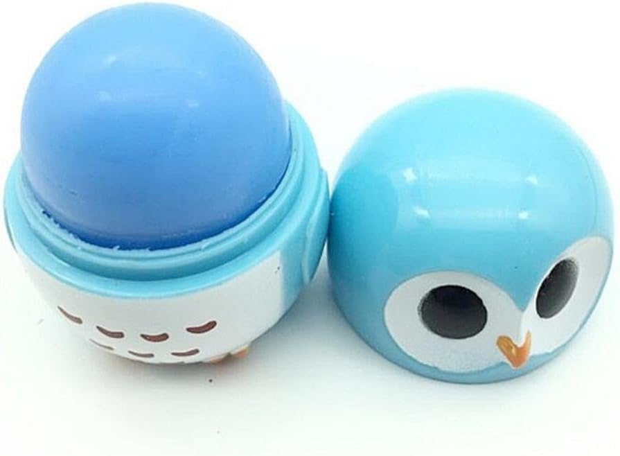 Polymer Owl Lip Balm Moisturizing Nourishing Natural Plant Sphere by Ladies