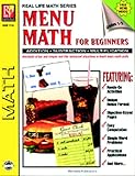 Menu Math for Beginners Book