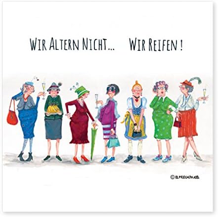 Amazon De Unbekannt Holzbild Wir Altern Nicht Wir Reifen Bild 20x20 Motiv B Freundlieb