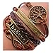 Nurbo Handmade Adjustable Tree For Life Believe Multilayer Bracelet Wristband