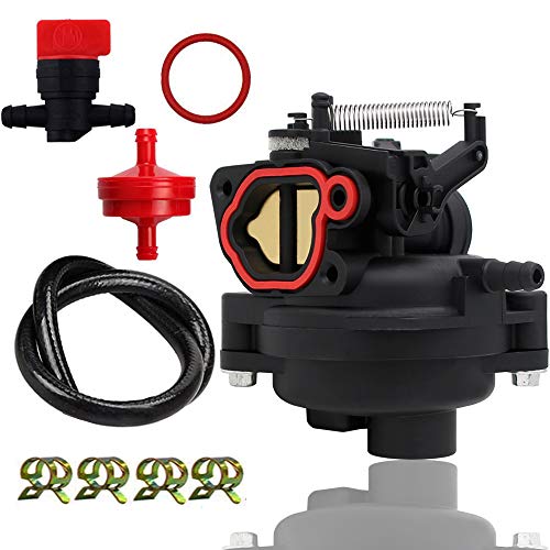 Woxla 550EX Carburetor for Briggs & Stratton 799584 Fit Yard Machines Snapper Toro Troy-Bilt B110 Husqvarna LC 121P Lawn Mower with 09P702 9P702 550EX Series Engines - 799584 Carburetor