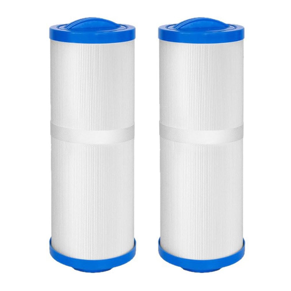 Ynzeyx 2Pcs Hot Tub Filter Cartridge Replacement, Spa Filter Compatible with Pleatco PWW50L, Unicel 4CH-949, Filbur FC-0172, SD-01143, 817-4050, 50 Sq. Ft Spa Filter Cartridge