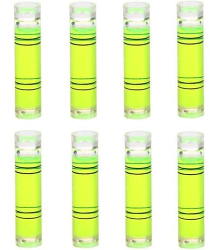 JYK Mini Cylindrical Bubble Levels - 20 Pack, 9.5x40mm Small Spirit Levels For DIY, Construction & Layout Work - View #7