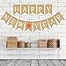 Happy New Year Banner Burlap Vintage Happy New Year Holiday Bunting Garland Decorations 2019 New Year's Eve Party Banner Party Decorations