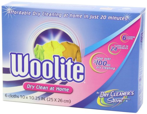 Woolite Dry Cleaner's Secret at Home Dry Cleaning, 6-Count Box