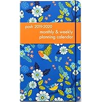 Posh: Birds & Blossoms 2019-2020 Monthly/Weekly Planning Calendar