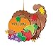 Thanksgiving & Autumn Themed Craft Kits | Peanuts Thanksgiving Picture Frame Magnet Craft Kit, Turkey Making Kit, Foam Cornucopia Door Sign Craft Kit & Tree of Thanks Kit | Holiday Family Activities.