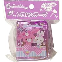 Sanrio Bonbonribbon Transparent Tape Scotch Tape Sellotape 1.5cm with Dispenser Stationery Japan