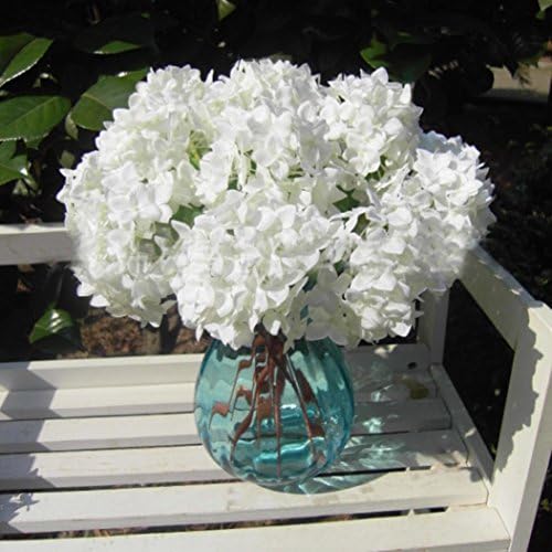 NPLE--Hydrangea Decor Single Silk Flowers Wedding Gift Rose Craft Garden Party Bridal