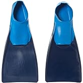 Sporti Unisex-Adult &amp; Kids Long Floating Swim Fins for Pool Lap Swimming | Rubber Flipper, Long-Blade Kick Aid, Slip-on Foot Pocket,Technique Drills,Body Position, Recreational Swimming &amp; Snorkeling