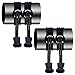 AKTIVX SPORTS LACES - No Tie Elastic Shoelaces that Lock, Replacement Running Shoelaces for Men, Women,Adults, Seniors & Kids Sneakers, Cleats, Boots (2-Pack) (Black, Black)
