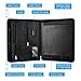 Business Portfolio with Writing Pad, Professional Folder with Zippered Closure, for Resume, Presentation,and 11 Inch Tablet Sleeve for iPhone, iPad, Tablets, Notebooks, 8.5 x 11.5 Inches Black