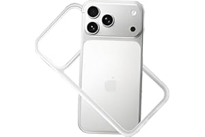 KUGEW for iPhone 17 Pro Max Bumper Case Clear with Camera Cover, Compatible with MagSafe, Slim Fit No Back Design Soft TPU Bumper Frame Shockproof Excellent Heat Dissipation (Clear)
