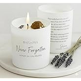 Never Forgotten Sympathy Candle for Loss of Loved One – Memorial Christmas Candle, Remembrance and Bereavement Gift – Grief Gifts, Condolence Gift, Memorial Christmas Gifts for Loss of Loved one