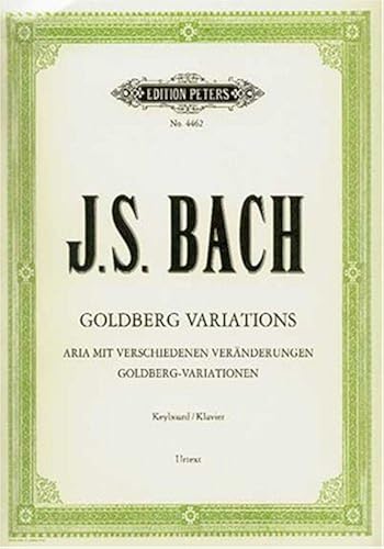 Download Goldberg Variations - Edition Peters N°4462 PDF
