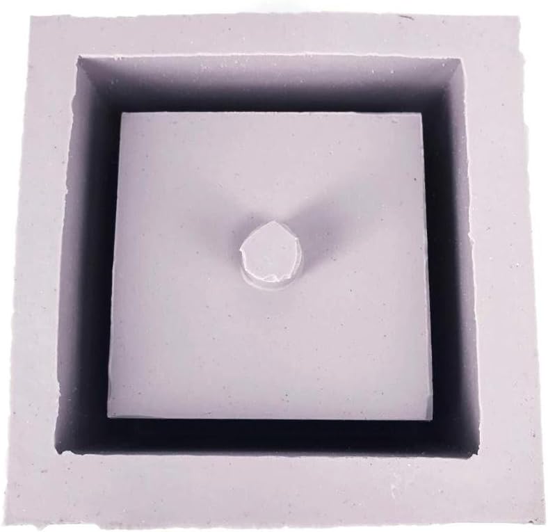 lossomly Cement pot silicone mold round Concrete Flowerpot Mold Succulents Aromatherapy plaster mould for Garden Indoor Outdoor Decor