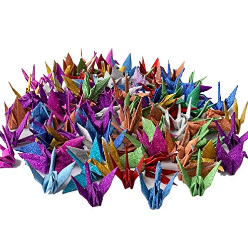 thumbnail image 2 of Wedding Decoration 6 Strings Paper Crane Garlands - 5ft Colorful Origami Bird Party Decorations Origami Bird Decorations 2 of 10
