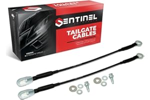 S Sentinel Parts Support Tailgate Cable Set 16' inch Left and Right Compatible with 1998-2004 Nissan Frontier Replaces # 90460-8B400, 38541