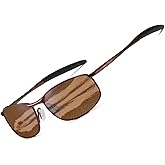 AEVOGUE Polarized Sunglasses For Men Rectangle Metal Frame Retro Sun Glasses AE0395