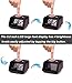 Homtime Multi-function Alarm Clock, Indoor Thermometer, Charging Station/Phone Charger with Dual Port...