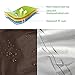 Littlegrass Hanging Chair Cover Patio Egg Swing Chair Covers Waterproof Heavy Duty Oxford Outdoor Furniture Protector 75”HX45”D, Beige