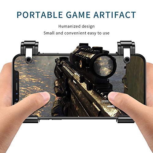 Newseego Mobile Game Controller,Mobile Game Trigger Fire Button Gamepad for Knives Out Shooter Controller Android iOS Phone Triggers Newest Gift for Playersï¼ˆA Pairï¼‰