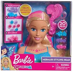 cabeza barbie para peinar y maquillar