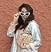 OWL Cateye Sunglasses for Women Classic Vintage High Pointed Winged Retro Design