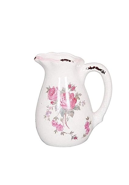 Live For Today Apothecary Jar Vase Crackle Glaze Cream Vintage Style Shabby Chic Dekoration Mobel Wohnen Dekoration