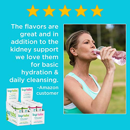 KSPtabs All Natural Hydration & Kidney Health Supplement to Combat